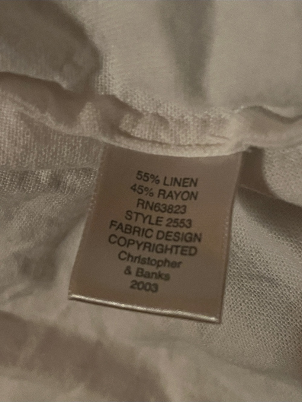 Christopher & Banks button down - Picture 4 of 4